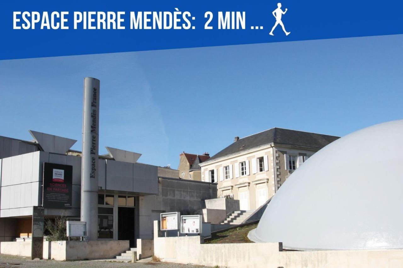 Studio Simplicien *Cosy* Plein Centre Ville De Poitiers *Tv* Wifi *Cafe* Екстер'єр фото